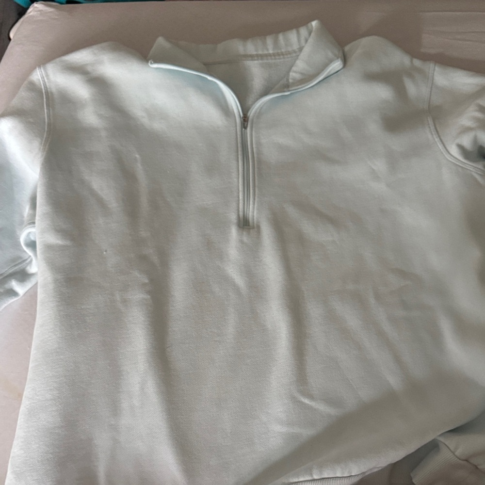 Light teal Quarter-Zip Pullover